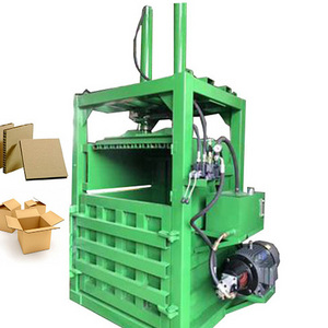 Hydraulic Driven Recycling Vertical Baler Equipment /wool Baling Press Machine/vertical Waste Paper Plastic Film Baler