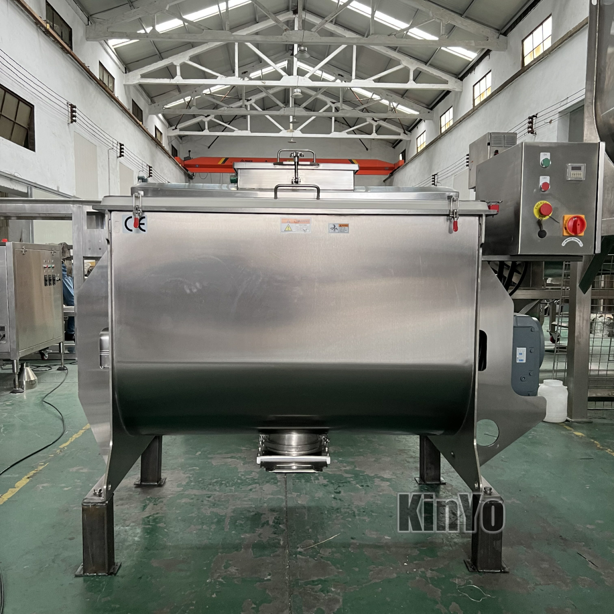 100L milk powder mixer Food grade Stable Performance All Stainless Steel 304 ribbon blender mixer