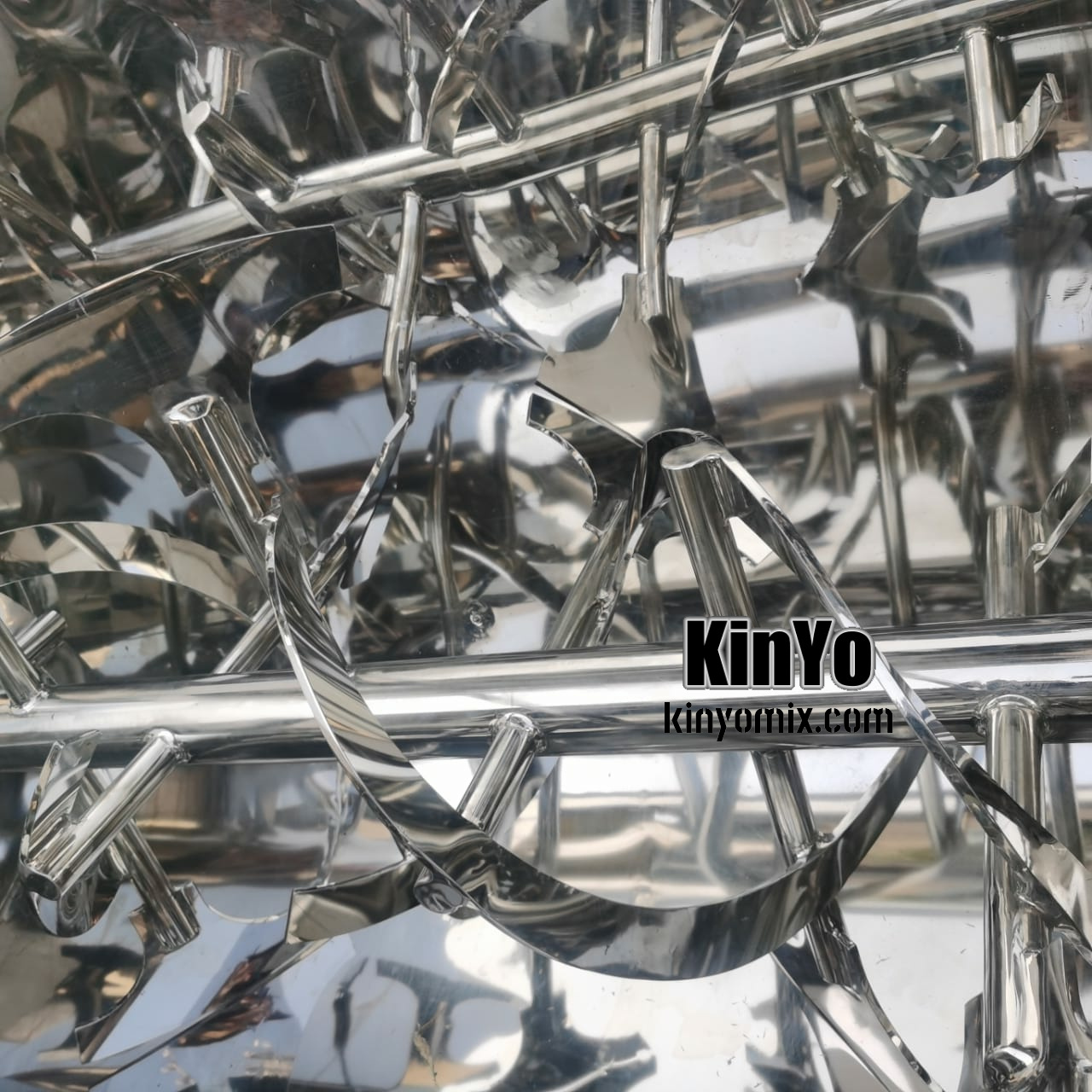 KinYo  Horizontal Ribbon blender horizontal paddle mixer