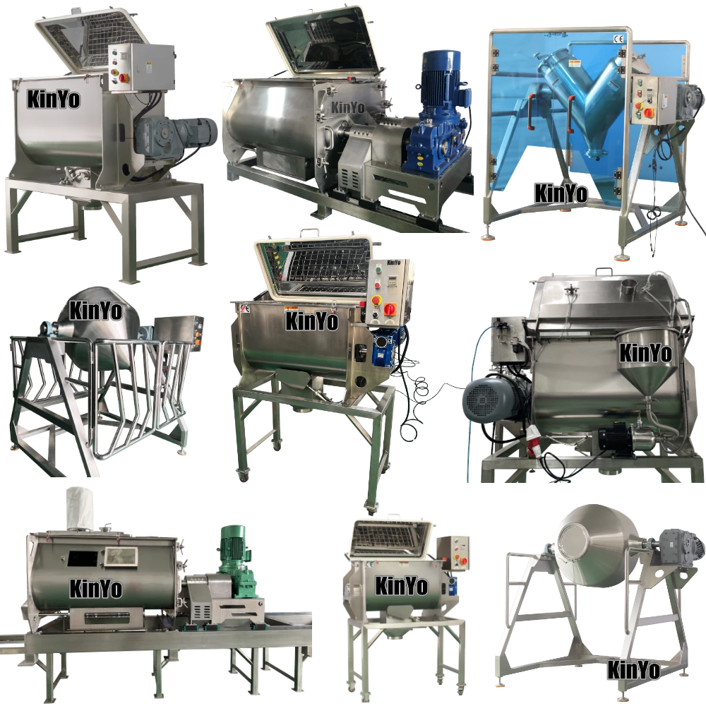 100L milk powder mixer Food grade Stable Performance All Stainless Steel 304 ribbon blender mixer