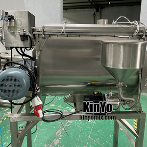 Manufacturer KinYo SS304 SS316 SS316L 100L coffee milk powder animal feed bake mixes cosmetics food spices Spiral Ribbon Mixer