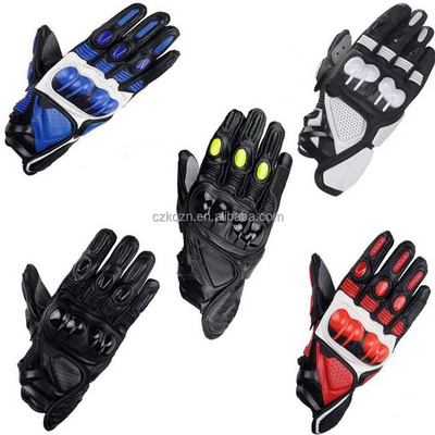 Waterproof Leather Winter Moto S1 Racing Gloves Motocross Motorcycle Short Gloves Leather Motorbike Gloves