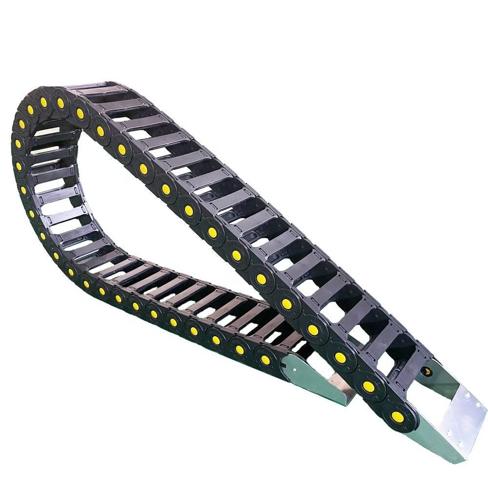 Highly flexible customization cable wire track for cable protection cable carrier