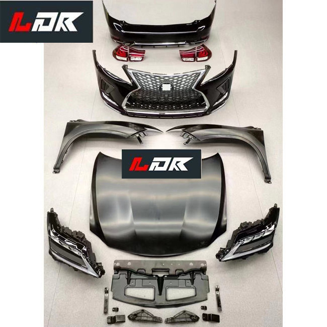 LDR High quality for RX old upgrade new convert 2020 model body kit for lexus RX300 rx350 rx450h rx270 2005-2008