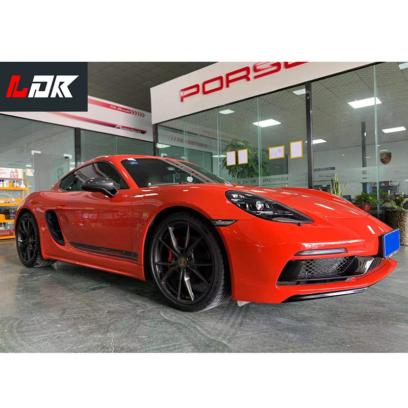 Factory body kits for Porsche Cayman Boxster 718 High quality Front bumper assembly taillamp Tail lip upgrade GTS style