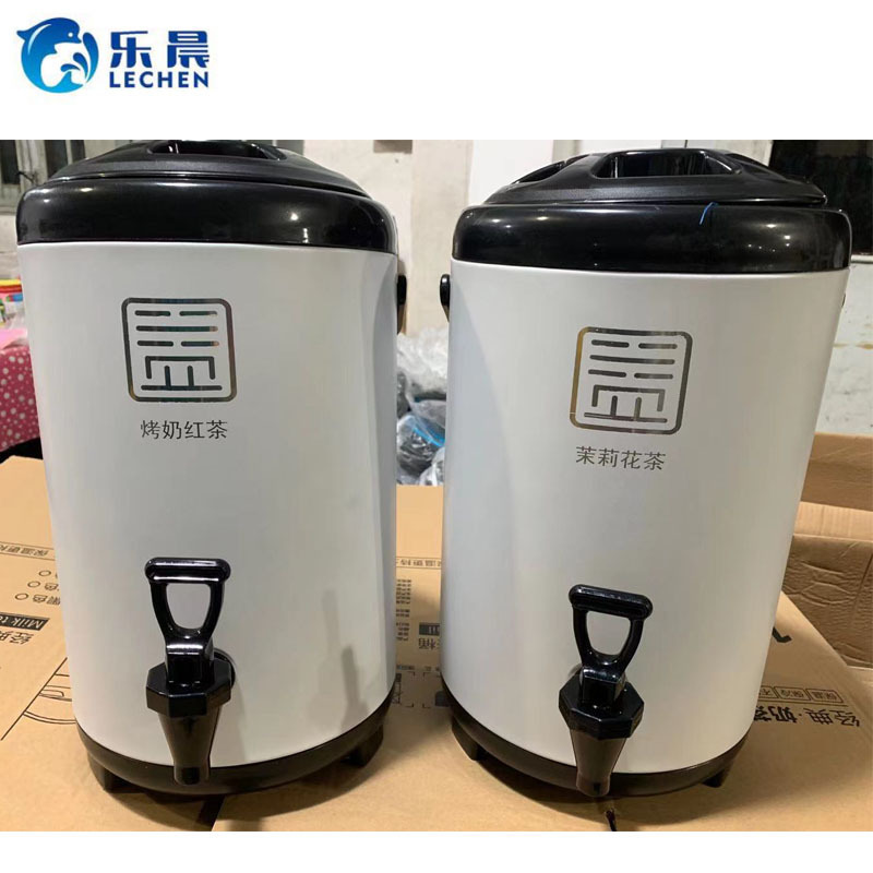 Milk Tea Equipment Stainless Steel Milk Tea Barrel  Hot Tea Bucket Heat Preservation Barrel  Drink Dispenser