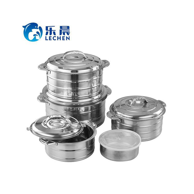 Stainless Steel Lunch Box Container  Double Heat Preservation Pot Food Warmer Container 4pcs5pcs