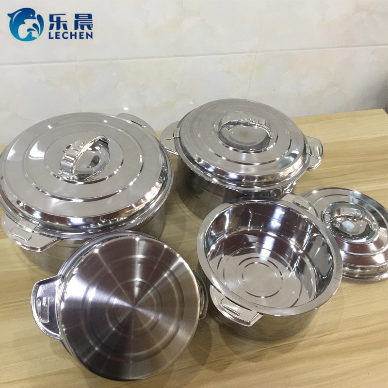 Stainless Steel Lunch Box Container  Double Heat Preservation Pot Food Warmer Container 4pcs5pcs