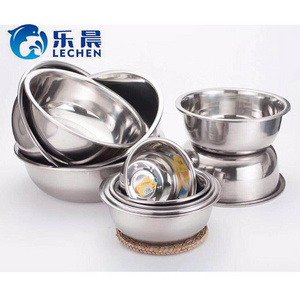 Deep Bowl Stainless Steel Salad Basin Soup Bowl  Food Mixing Bowl