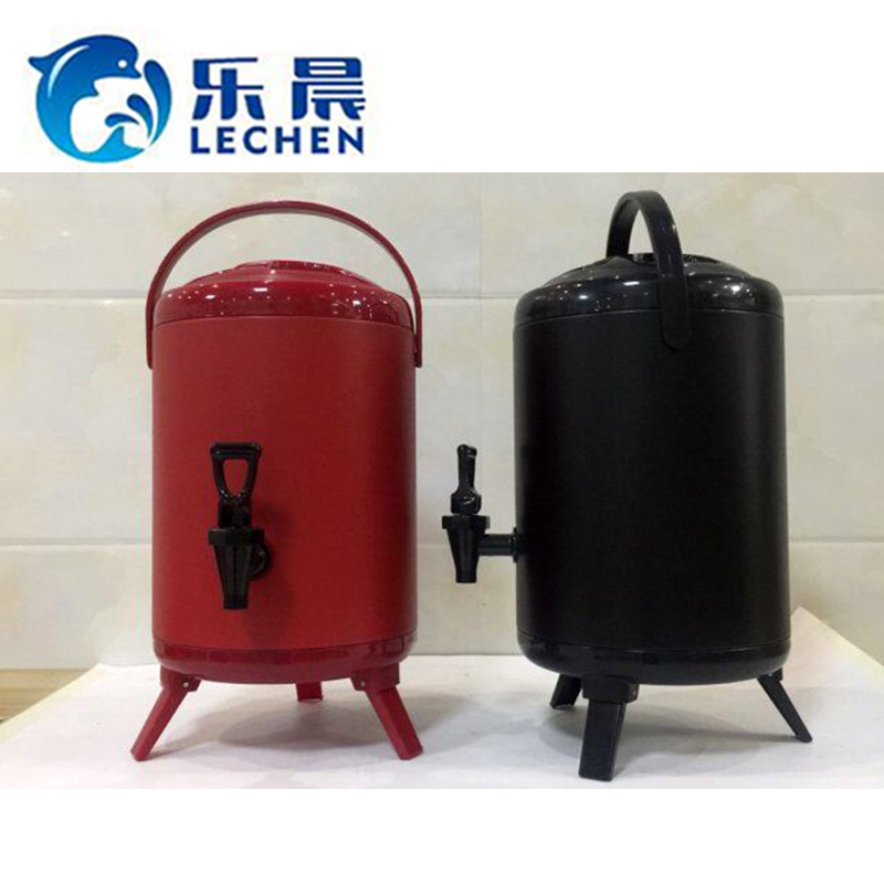 Milk Tea Equipment Stainless Steel Milk Tea Barrel  Hot Tea Bucket Heat Preservation Barrel  Drink Dispenser