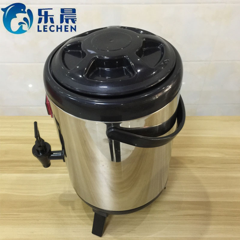 Stainless Steel Milk Tea Bucket  Therml Bucket Tea Heat Preservation Barrel  Tea Bucket