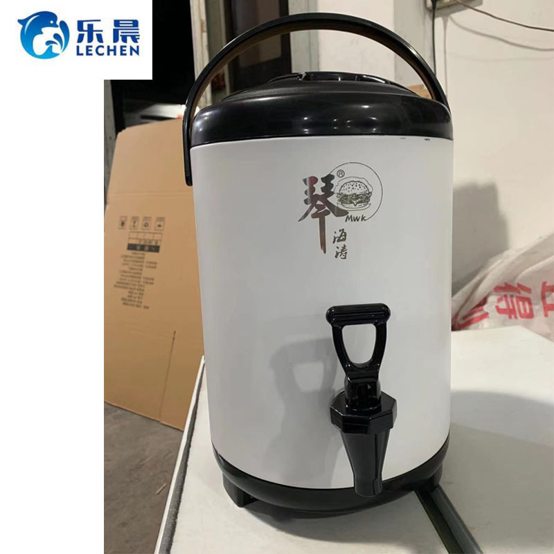 Milk Tea Equipment Stainless Steel Milk Tea Barrel  Hot Tea Bucket Heat Preservation Barrel  Drink Dispenser