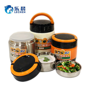 Stainless Steel Thermal Food Container Insulation Lunch Box With Handle Tiffin Bento Vacuum Lunch Box Kids