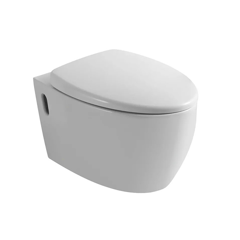 Egg Shape Wall-Hung Suspended Wc Washdown Ceramic Floating Bathroom Toilet