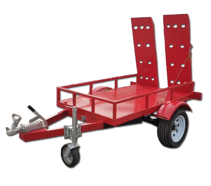 RAY Factory made galvanized 6x4 inch Box trailer with cage CT0080X