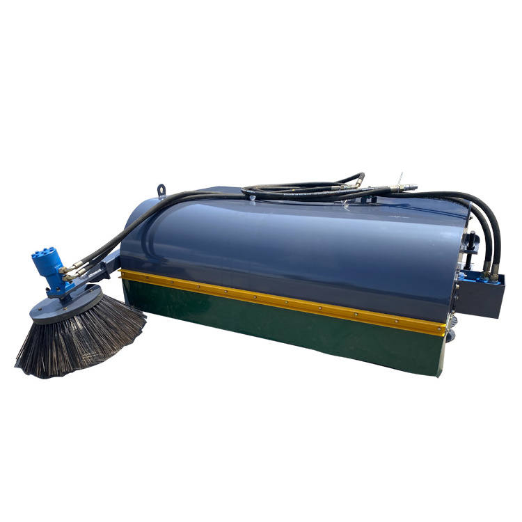 Durable in Used Skid Steer Loader Attachment Bucket Broom Sweeper for Sale