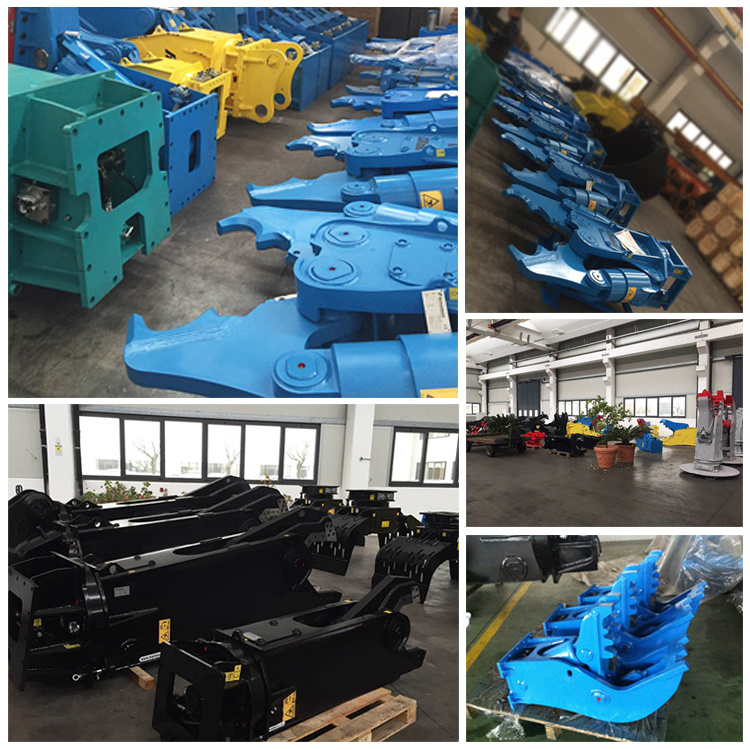 Rotary Scrap Metal Cutting Demolition Shear Hydraulic Scrap Shears Machine For Excavator