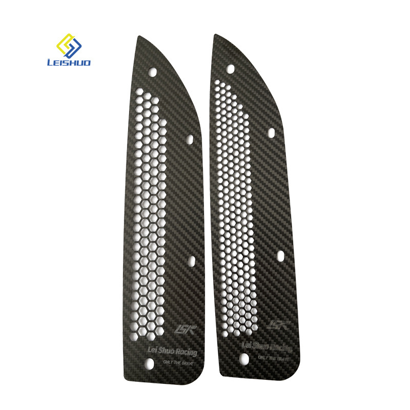 Leishuo Wheel Dry Carbon Fiber Baffle In Front For 11th HONDA CIVIC 2022+ Type R XI FL5