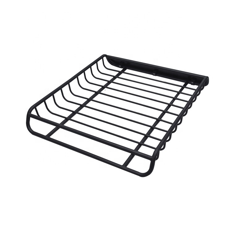 High quality universal iron steel roof rack luggage rack carrier basket roof basket