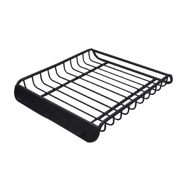 High quality universal iron steel roof rack luggage rack carrier basket roof basket