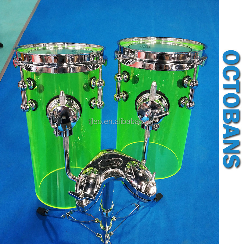 Percussion drums set acrylic Octobans