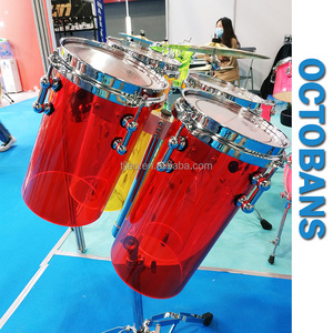 Percussion drums set acrylic Octobans