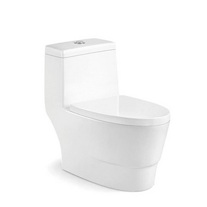 Bathroom Hotel Ceramic one-piece toilet siphonic jet flushing water closet toilets