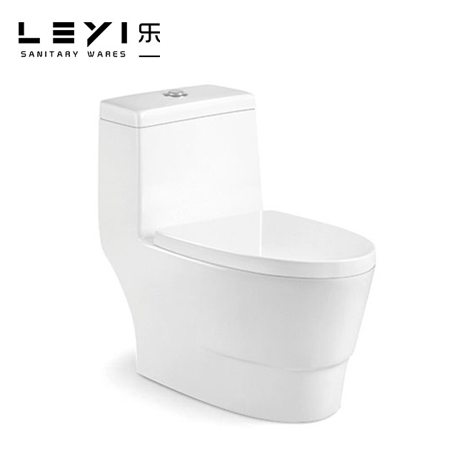 Bathroom Hotel Ceramic one-piece toilet siphonic jet flushing water closet toilets