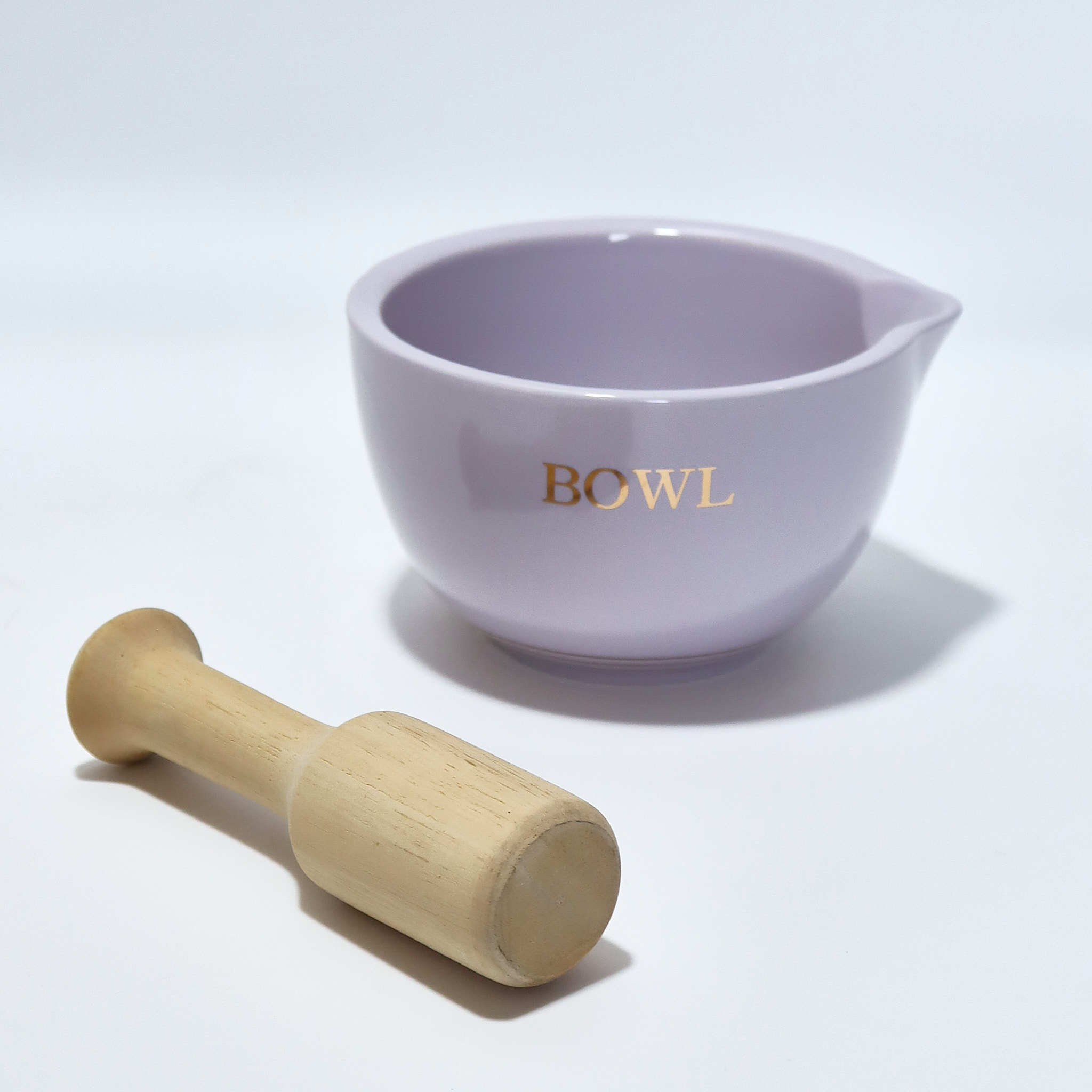 Salt & Pepper Mills Pill Crusher Spice Grinder Garlic Grinding Bowl and Mill Ceramic Mortar and Bamboo Pestle Set