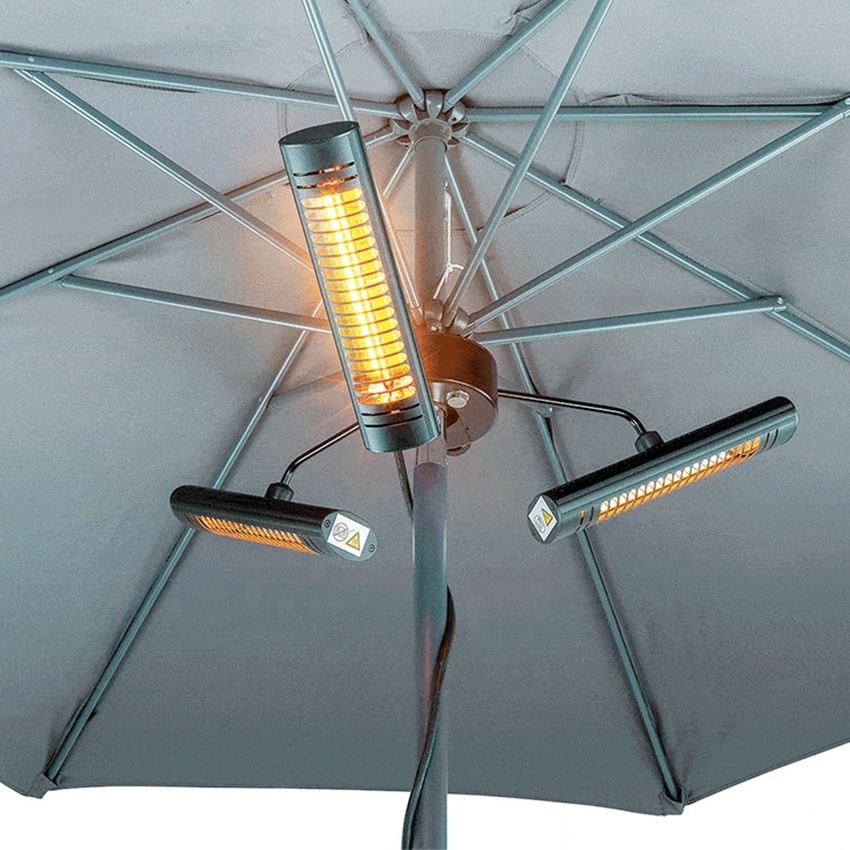 Electric parasol heaters outdoor heaters for garden umbrella