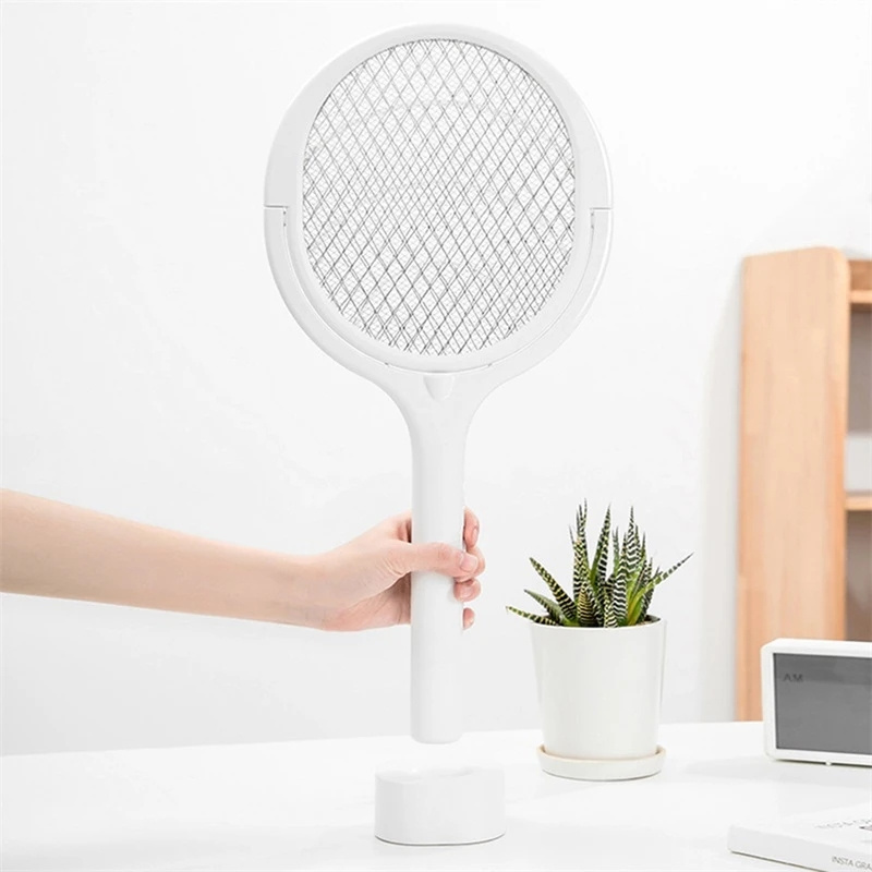 90 Degree Rotatable Mosquito Killer Lamp Electric shocker 365nm UV Light USB Charging Bug Zapper Trap Flies Summer Fly Swatter