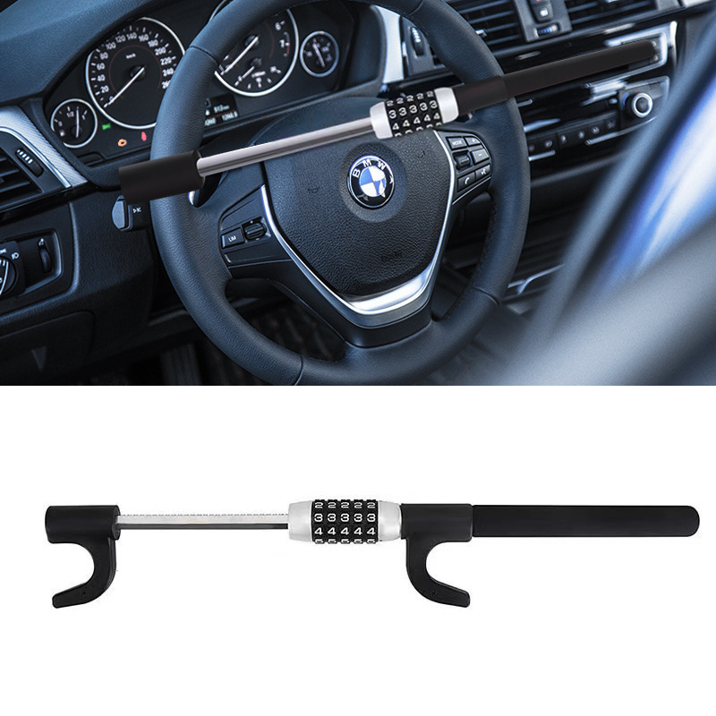 Car steering wheel lock car multifunctional U-shaped anti-theft lock password lock