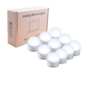 Hollywood LED Makeup Bulbs Make-up Cosmetic Mirror Light Bulb with Stable 3M Sticker for Bathroom Vanity Lighting Dressing