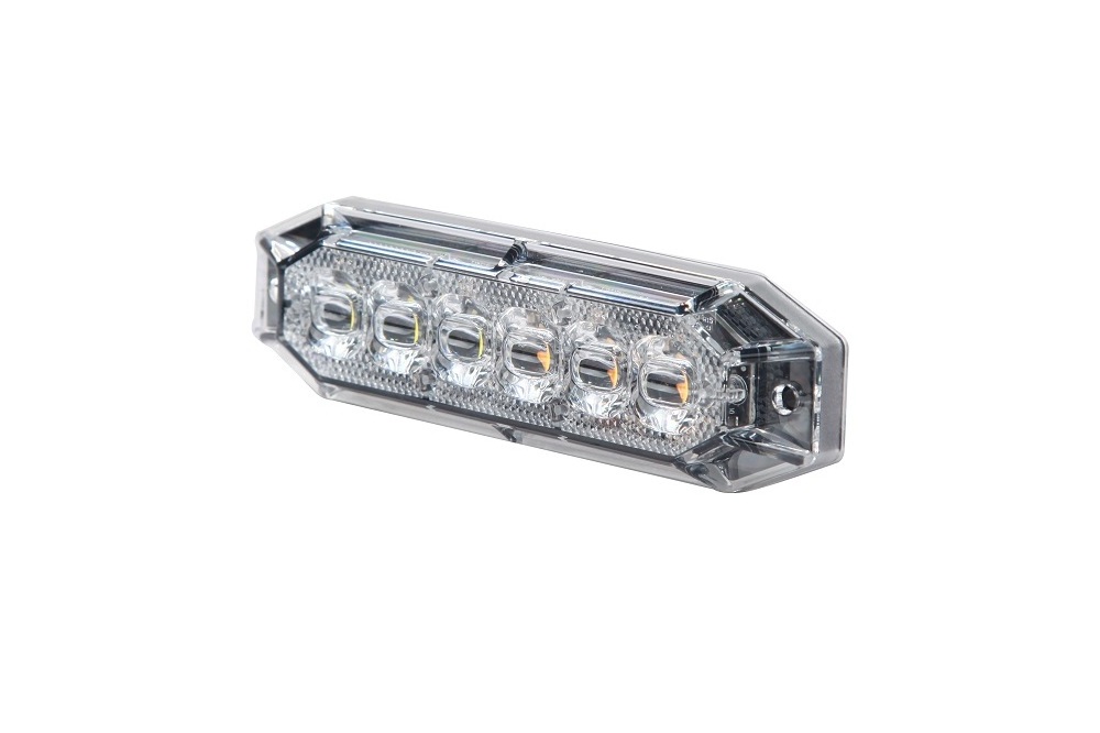 Universal Waterproof DC12V Strobe Flashing 6 LED Spotlight Head Light For Car DRL Front Grille Lights