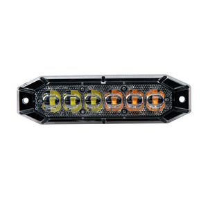 Universal Waterproof DC12V Strobe Flashing 6 LED Spotlight Head Light For Car DRL Front Grille Lights