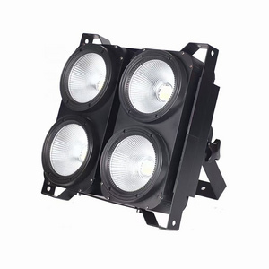 4x100W Warm & Cold White COB DJ Wash Par Light Super Bright LED Stage Lighting DMX LED Blinder Light