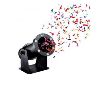 Mini RGB LED Confetti Machine 1500W Color Paper Stage Effect Wedding Confetti Cannon Machine