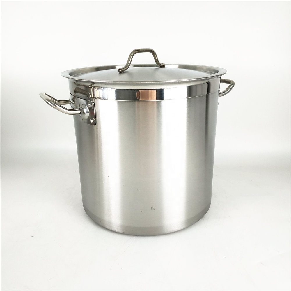 98L/25 Quart Restaurant Large Capacity Industrial pot Stainless Steel Cooking hot Pots /stock pot