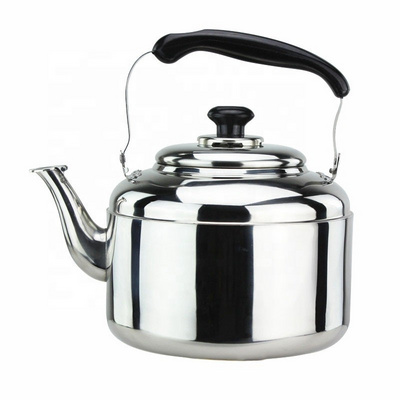 Traditional Tea Kettle Stovetop Teapot Stainless Steel Hot Water Kettle Whistling