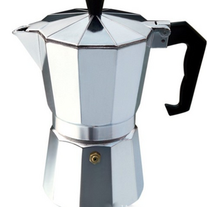 Clean Italian Design Moka Pot Coffee Maker- Stovetop Espresso Maker for Coffee