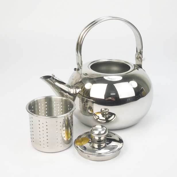 Baming Wholesale 1000ml/1500ml/2000ml/2500ml Japanese Stainless Steel Tea Kettle Metal Hospitality Teapot