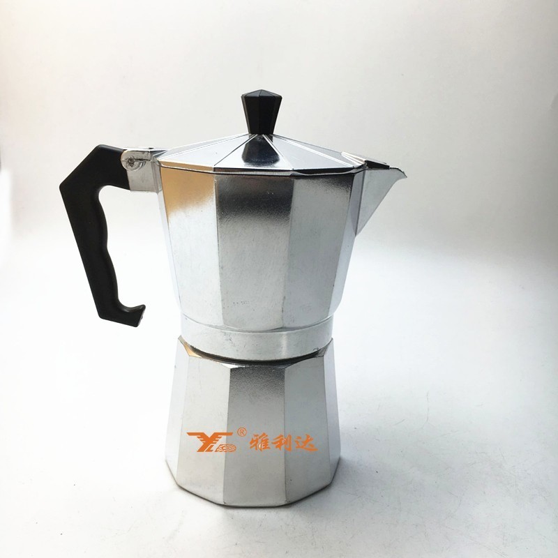 Good quality 1/2/3/6/9/12cup italian expresso coffee maker aluminous moka pot