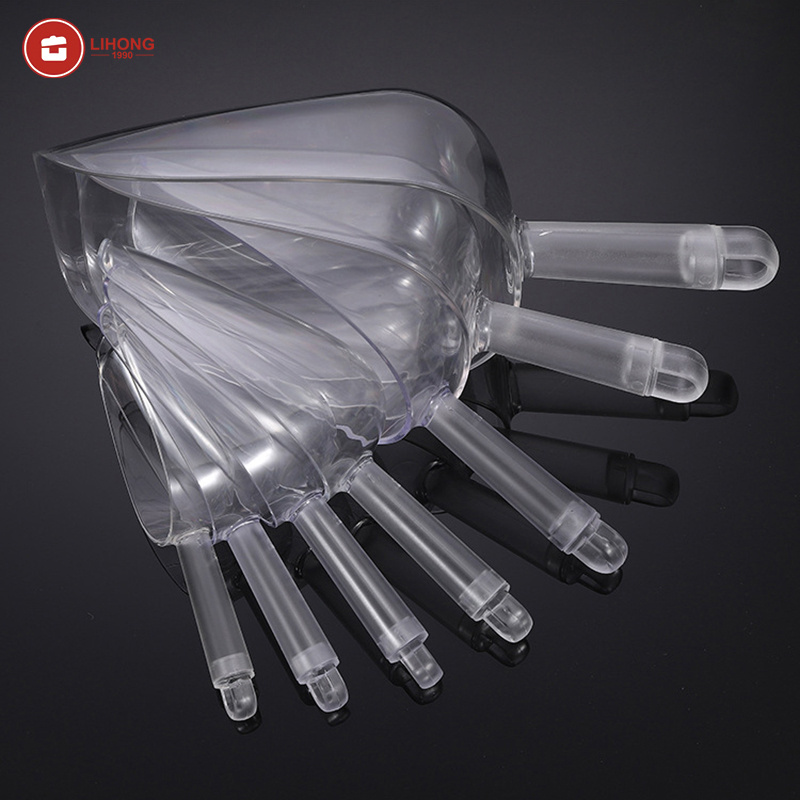 Bar Special Thickened Plastic Transparent Ice Shovel Rice Miscellaneous Grain PC Ice Scoop Square/Round Head