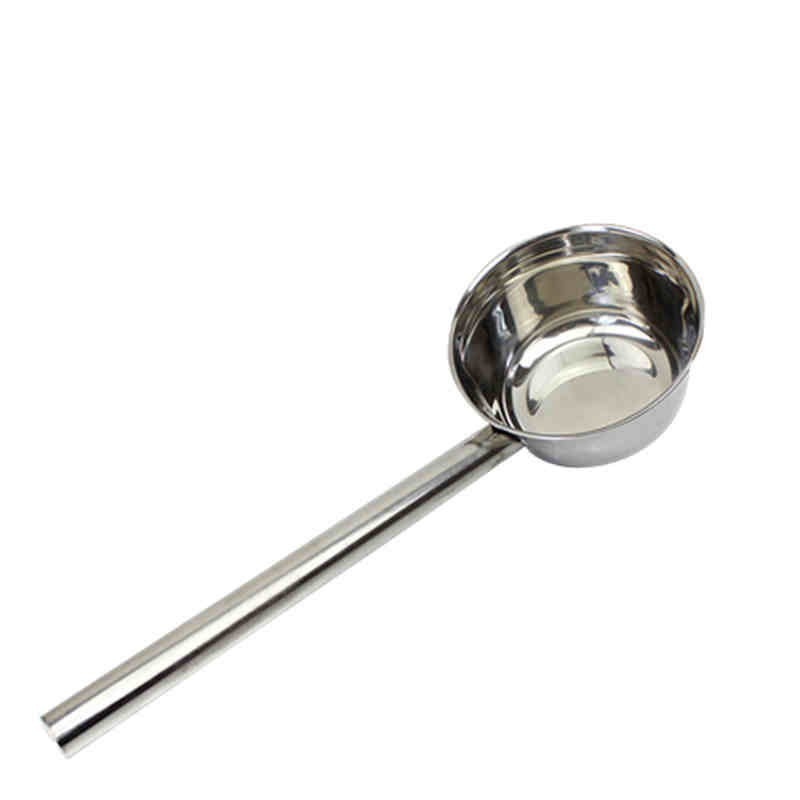 Factory OEM Logo Stainless steel water spoon/soup ladle with handle