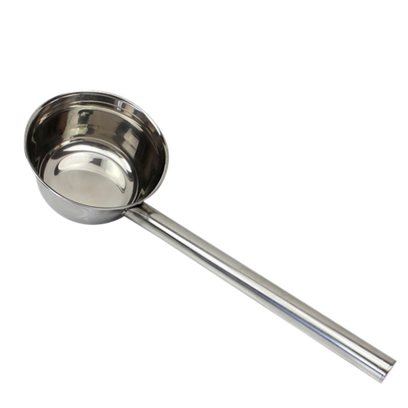 Factory OEM Logo Stainless steel water spoon/soup ladle with handle