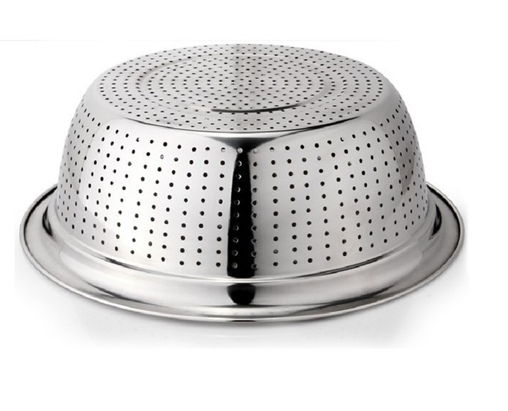 Wholesale high quantity Kitchen Stainless steel Strainer/ sink colander/ collapsible colander