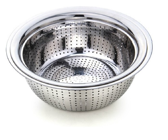 Wholesale high quantity Kitchen Stainless steel Strainer/ sink colander/ collapsible colander