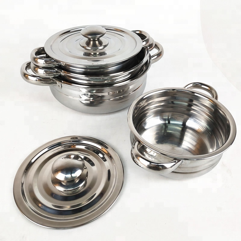 mail orders kitchen utensils stainless steel commercial pot set cookware