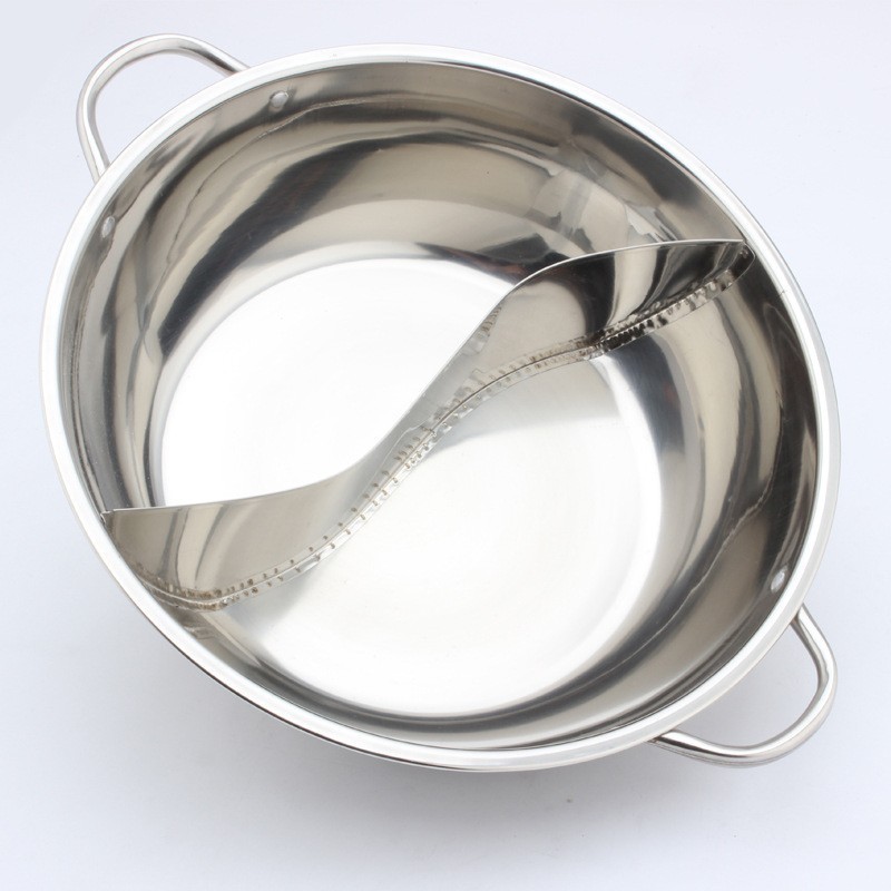 Best Stainless Steel Shabu-Shabu Insulated Hot Pot With Divider for Sale