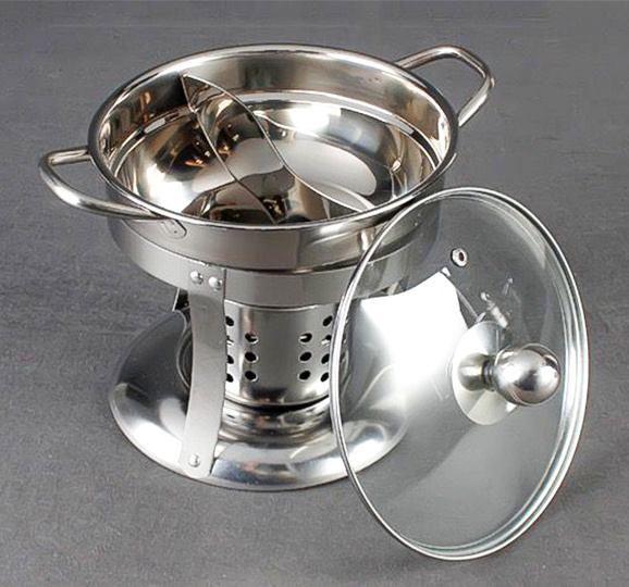 Best Stainless Steel Shabu-Shabu Insulated Hot Pot With Divider for Sale